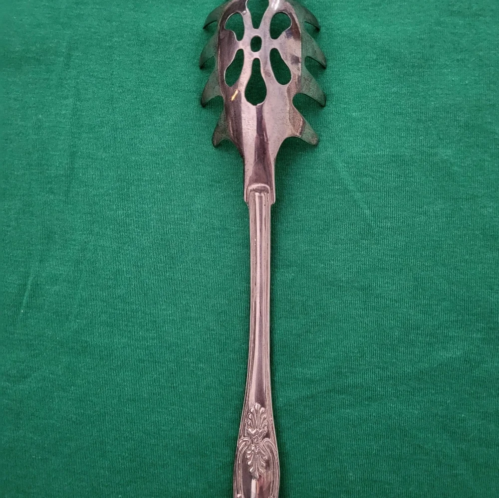 Sheffield MCM Mid Century Modern Silverplate Pasta Server